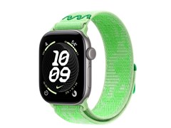 Watch Series 12, 42 мм, Space Gray, Green Spark Nike Sport Loop, One Size
