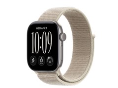 Watch Series 12, 42 мм, Space Gray, Limestone Sport Loop, One Size
