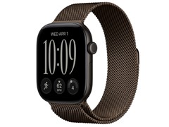 Watch Series 12, 46 мм, Black, Dark Bronze Milanese Loop, S/M