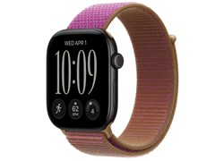 Watch Series 12, 46 мм, Black, Magenta Sport Loop, One Size