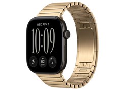 Watch Series 12, 46 мм, Black, Radiant Gold Link Bracelet, One Size