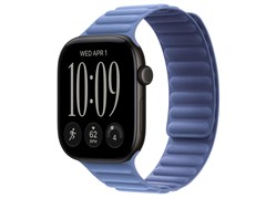 Watch Series 12, 46 мм, Black, Wildflower Blue Magnetic Link, S/M