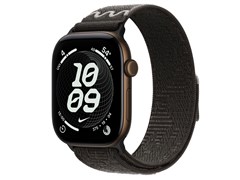 Watch Series 12, 46 мм, Dark Bronze, After Dark Black Nike Sport Loop, One Size