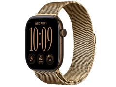 Watch Series 12, 46 мм, Dark Bronze, Radiant Gold Milanese Loop, S/M