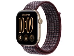 Watch Series 12, 46 мм, Light Gold, Burgundy Plaid Sport Loop, One Size