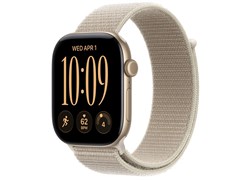 Watch Series 12, 46 мм, Light Gold, Limestone Sport Loop, One Size