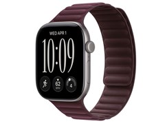 Watch Series 12, 46 мм, Space Gray, Burgundy Magnetic Link, S/M