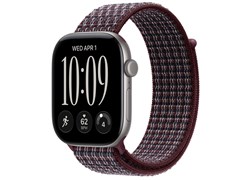 Watch Series 12, 46 мм, Space Gray, Burgundy Plaid Sport Loop, One Size