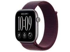 Watch Series 12, 46 мм, Space Gray, Burgundy Sport Loop, One Size