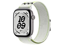 Watch Series 12, 46 мм, Space Gray, Essential White Nike Sport Loop, One Size
