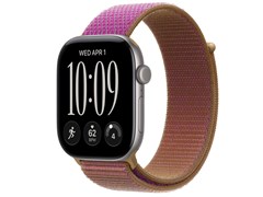Watch Series 12, 46 мм, Space Gray, Magenta Sport Loop, One Size