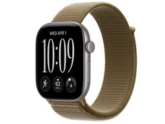 Watch Series 12, 46 мм, Space Gray, Olive Sport Loop, One Size