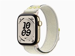 Watch Series 12, 42 мм, Radiant Gold, Chalk Calm Nike Sport Loop, One Size