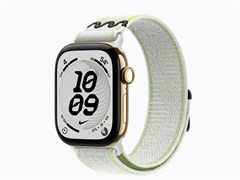 Watch Series 12, 42 мм, Radiant Gold, Essential White Nike Sport Loop, One Size