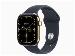 Watch Series 12, 42 мм, Radiant Gold, Navy Blue, M/L