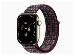 Watch Series 12, 42 мм, Radiant Gold, Burgundy Plaid Sport Loop, One Size