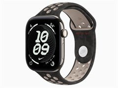 Watch Series 12, 46 мм, Natural, After Dark Black Nike, M/L