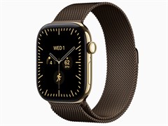 Watch Series 12, 46 мм, Radiant Gold, Dark Bronze Milanese Loop, S/M