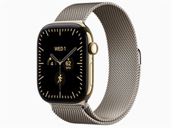 Watch Series 12, 46 мм, Radiant Gold, Natural Milanese Loop, M/L