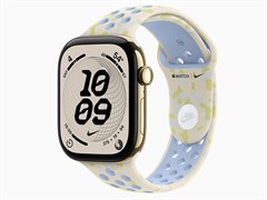 Watch Series 12, 46 мм, Radiant Gold, Chalk Calm Nike, M/L