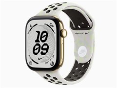 Watch Series 12, 46 мм, Radiant Gold, Essential White Nike, S/M