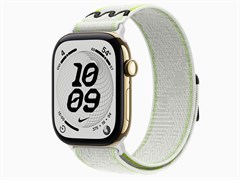 Watch Series 12, 46 мм, Radiant Gold, Essential White Nike Sport Loop, One Size