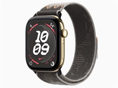 Watch Series 12, 46 мм, Radiant Gold, Pavement Grey Nike Sport Loop, One Size