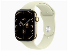 Watch Series 12, 46 мм, Radiant Gold, Pale Succulent, M/L
