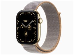 Watch Series 12, 46 мм, Radiant Gold, Chambray Blue Sport Loop, One Size