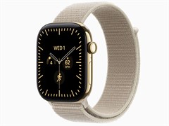 Watch Series 12, 46 мм, Radiant Gold, Limestone Sport Loop, One Size
