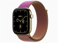 Watch Series 12, 46 мм, Radiant Gold, Magenta Sport Loop, One Size