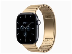 Watch Series 12, 42 мм, Night Blue, Radiant Gold Link Bracelet, One Size