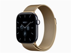 Watch Series 12, 42 мм, Night Blue, Radiant Gold Milanese Loop, One Size