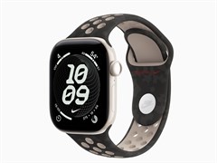 Watch Series 12, 42 мм, Pearl White, After Dark Black Nike, S/M