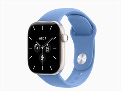 Watch Series 12, 42 мм, Pearl White, Wildflower Blue, M/L