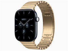 Watch Series 12, 46 мм, Night Blue, Radiant Gold Link Bracelet, One Size