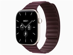 Watch Series 12, 46 мм, Pearl White, Burgundy Magnetic Link, S/M