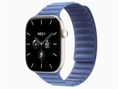 Watch Series 12, 46 мм, Pearl White, Wildflower Blue Magnetic Link, S/M