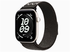Watch Series 12, 46 мм, Pearl White, After Dark Black Nike Sport Loop, One Size
