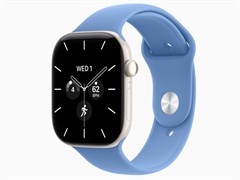 Watch Series 12, 46 мм, Pearl White, Wildflower Blue, M/L