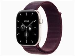 Watch Series 12, 46 мм, Pearl White, Burgundy Sport Loop, One Size