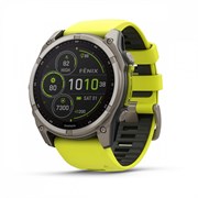Fenix 8, 51 мм Solar Sapphire титановый серый, желтым ремешком 010-02907-21