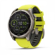 Fenix 8, 47 мм Solar Sapphire титановый серый, желтым ремешком 010-02906-21