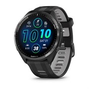 Forerunner 965 черные темно-серый DLC титановый безель, черным ремешком 010-02809-10