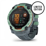Instinct 3, 50 мм Amoled зеленый, серым ремешком 010-03020-01
