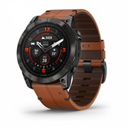 Epix Pro (Gen 2) Sapphire Edition 51 мм титановый угольно-серый DLC коричневый кожаный ремешок 010-02804-30