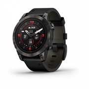 Epix Pro (Gen 2) Sapphire Edition 47 мм титановый угольно-серый DLC черный кожаный ремешок 010-02803-30