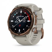 Descent MK3i, 43 мм Бронзовый титан, PVD-покрытием силиконовый ремешок французского серого цвета 010-02753-14