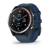Quatix 7 Sapphire титановый, синим силиконовым ремешком 010-02582-61