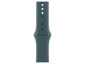 Watch Series 10 46 мм Jet Black (Глянцевый чёрный) Алюминиевый корпус с Lake Green Sport Band - M/L (160-210 мм) Watch_Series_10-MWX13-MXLR3 - фото 12337 Watch Series 10 46 мм Jet Black (Глянцевый чёрный) Алюминиевый корпус с Lake Green Sport Band - M/L (160-210 мм) Watch_Series_10-MWX13-MXLR3 - фото 12337